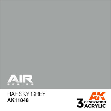 AK Interactive AK11848 Air Series RAF Sky Grey Acrylic Paint 17ml 3rd Generation